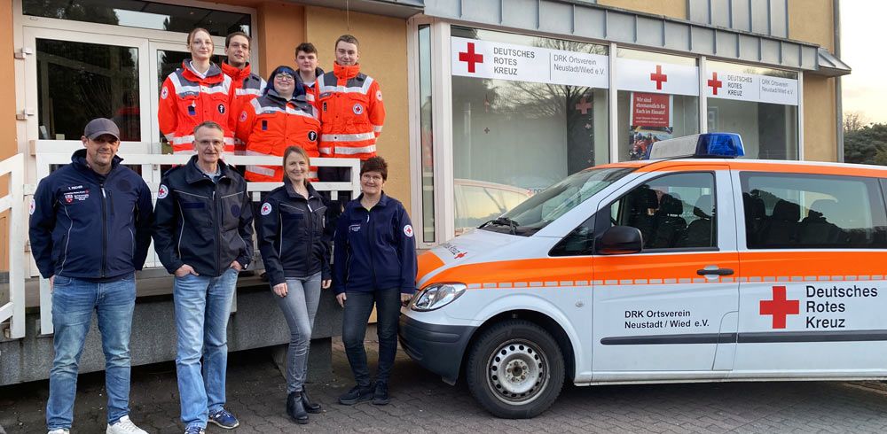 Spende der Wirtgen Stiftung sichert die Einsatzfähigkeit  des DRK-Ortsverein Neustadt (Wied) e. V.